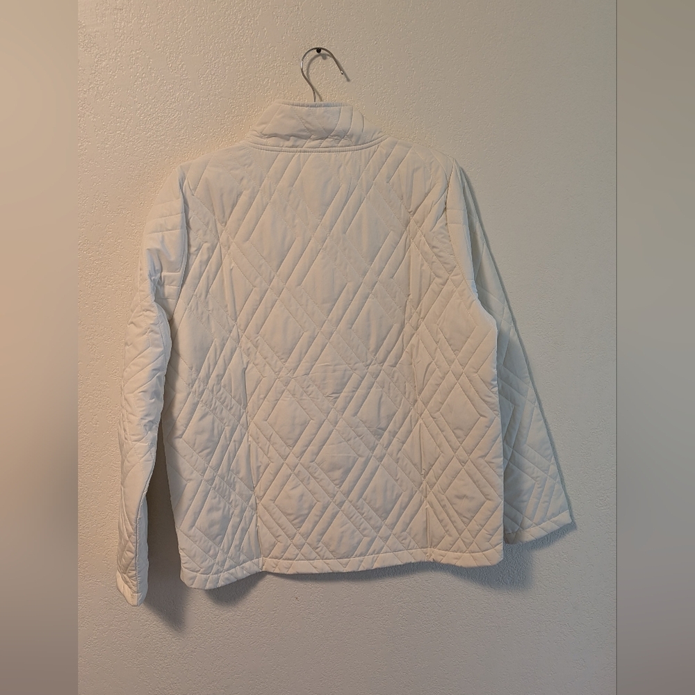 Voyager White Quilted Jacket NWOT - Picture 2 of 4